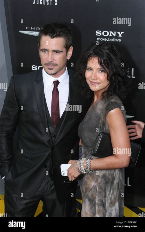 Colin Farrell And Sister Claudine Farrell At The Los Angeles Premiere