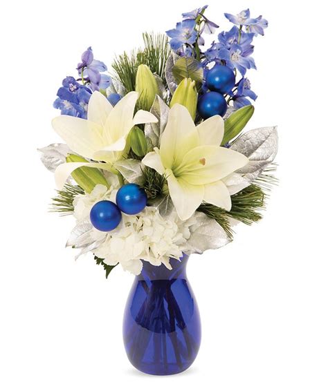 Frosted Winter Lily Bouquet At From You Flowers