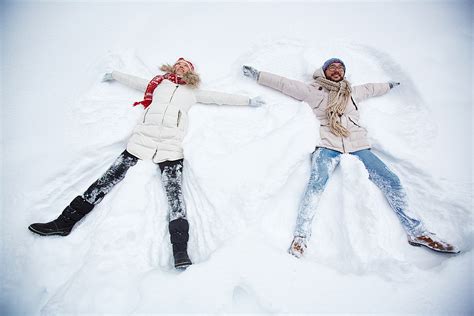 12 Dates Of Christmas Making Snow Angels