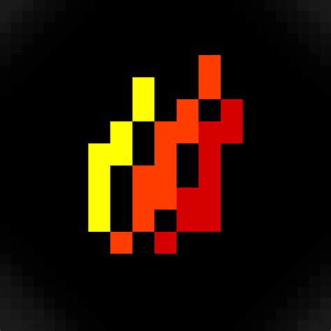 Pixilart Prestonplayz Fire Logo By Tbnrcookie