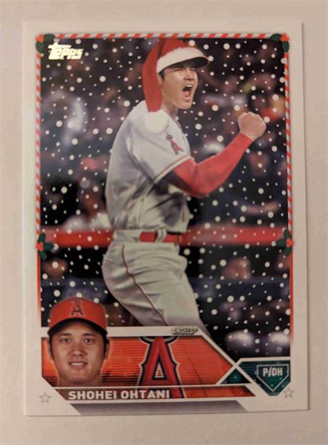 Sportlots Auctions Shohei Ohtani Topps Holiday H Variation Sp