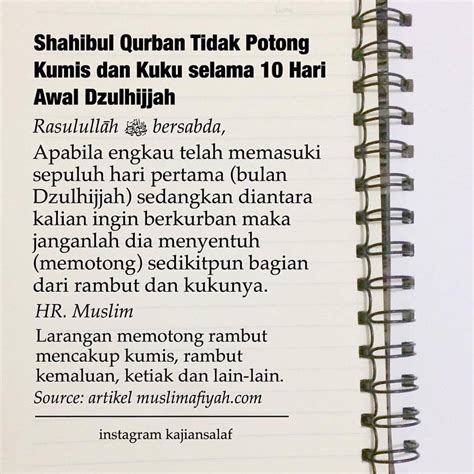 Pemahaman tentang hukum potong kuku atau rambut saat haid sampai saat ini masih menjadi tanda tanya bagi kebanyakan perempuan. LARANGAN MEMOTONG KUKU DAN RAMBUT BAGI SHAHIBUL QURBAN ...