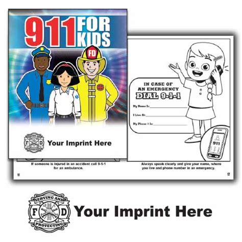 Custom 911 Coloring Book