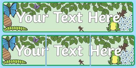 Life Cycles Editable Banner For Publisher Teacher Made