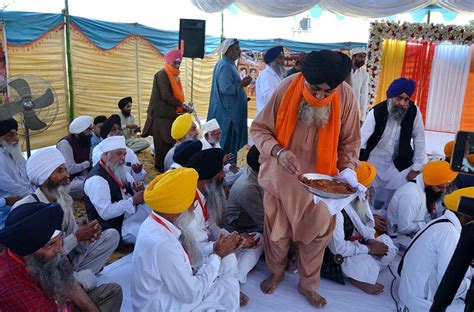 A Sikh Pilgrim Addresses On The Occasion Of Saka Ceremony At Gurdwara