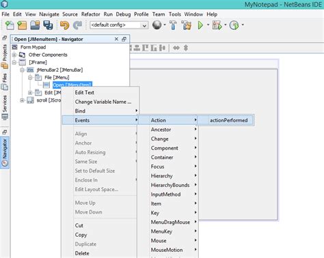 How To Create Simple Notepad Application Coding Java Stack Flow