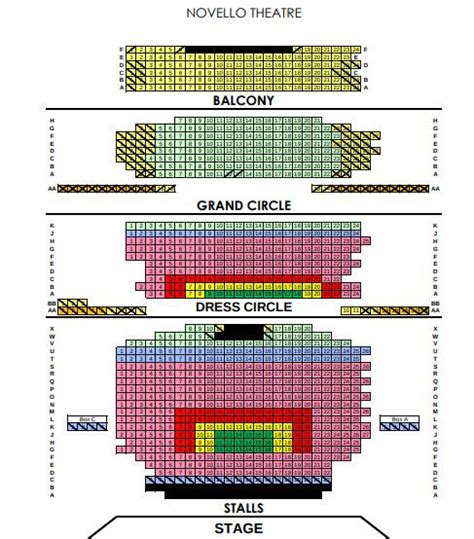 Novello Theatre London Mamma Mia Seating Plan Box Office And Address