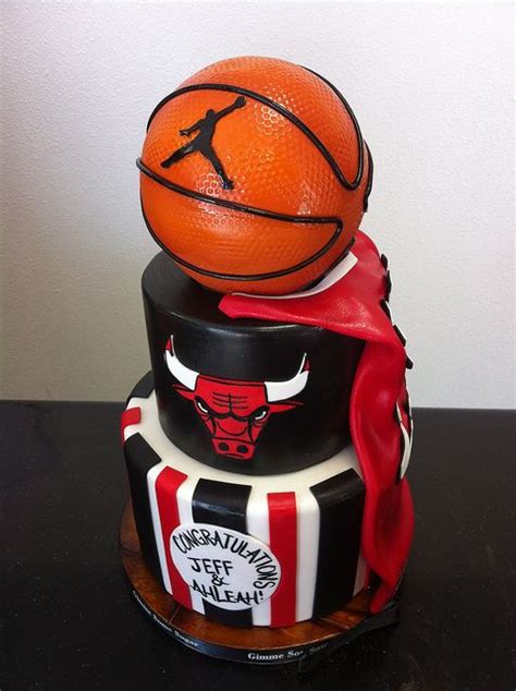 Chicago Bulls Chicago Bulls Cake Basketball Theme Party Basketball