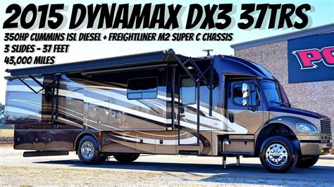 2015 Dynamax Dx3 37trs Super C Class 350hp Cummins Diesel Motorhome