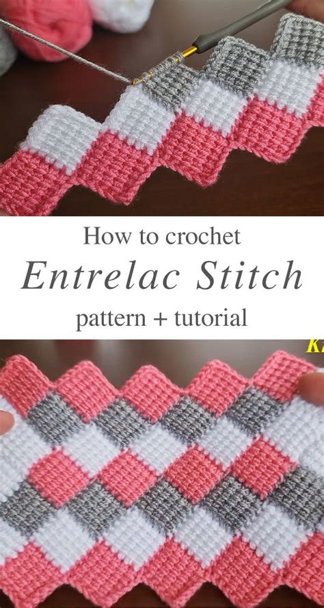 Crochet Entrelac Stitch You Need To Learn Crochet Blanket Designs