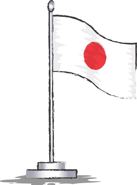 Ilustración De Vector De Bandera De Japón Png La Bandera De Japon