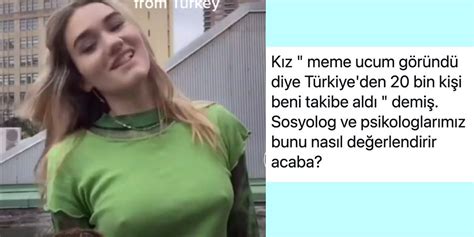 Meme Ucu Göründüğü Videosuyla 20 Bin Türk Erkeği Tarafından Takibe