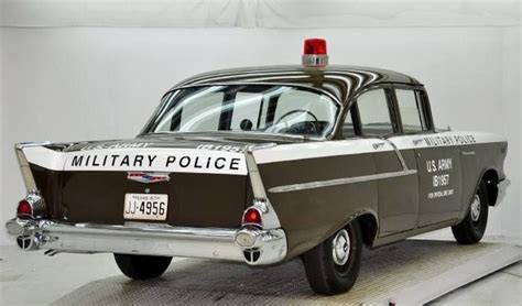 1957 Chevrolet 150 Military Police Car Owned By A Chevy Collector And
