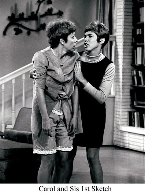 Sixties Carol And Vicki Burnett On The Carol Burnett Show Carol