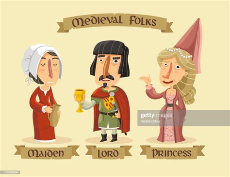 Medieval Characters Set High Res Vector Graphic Getty Images