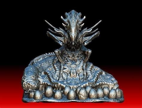 Alien Queen Mother With Egg Sack 3d Model Cgtrader