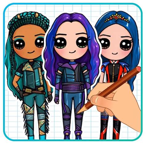 How To Draw Cute Descendants Apk For Android Download