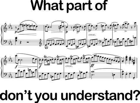 What Part Don't You Understand Musical Notation - Etsy Canada in 2023