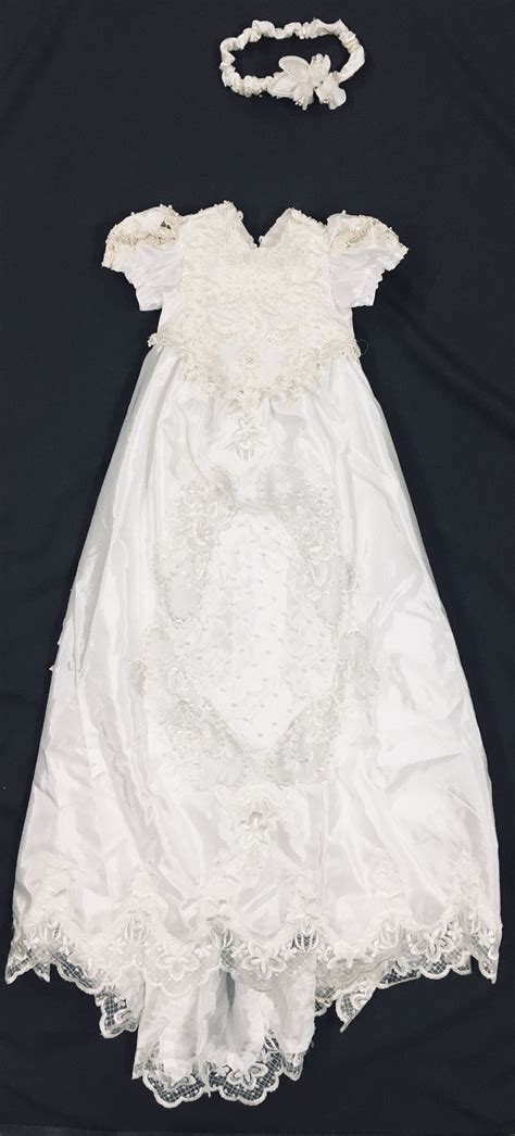 Christening Baptism Gown From Wedding Dress Custom Handmade Etsy In