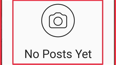 Instagram Account Profile No Posts Yet Problem User Video And Posts