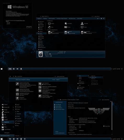 The Blue Theme for Windows 10 Anniversary Update by gsw953onDA on ...