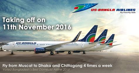 Sometimes you will use a website which allows you to select and compare data. US-Bangla Airlines offers up Oman services