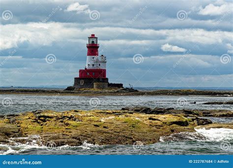 Longstone Lighthouse In The Farne Islands United Kingdom Stock Photo