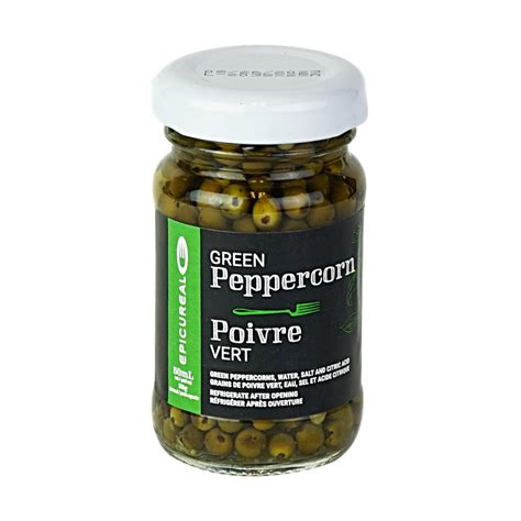 Green Peppercorn Whole In Brine 50 Ml Epicureal Qualifirst