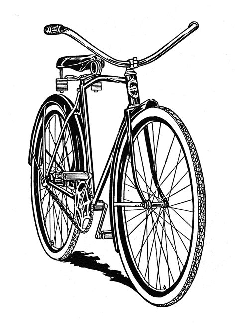 Bicycle Clipart Black And White Free Download On Clipartmag