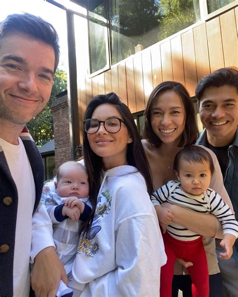 Olivia Munn, John Mulaney's baby plays with Henry Golding's kid