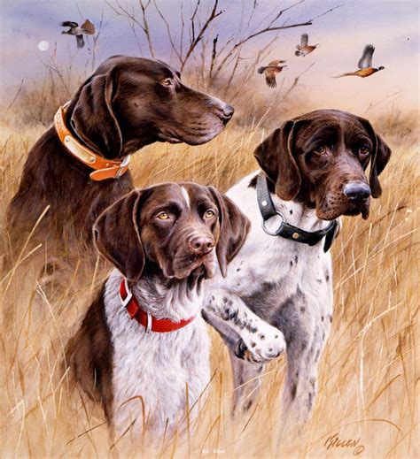 Hunting Dog Painting