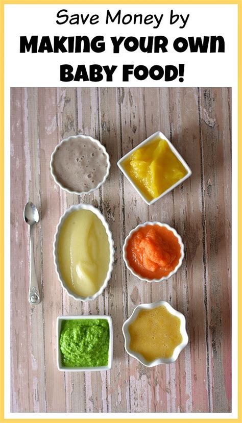 Save Money By Making Your Own Baby Food Recipe Baby Food Recipes