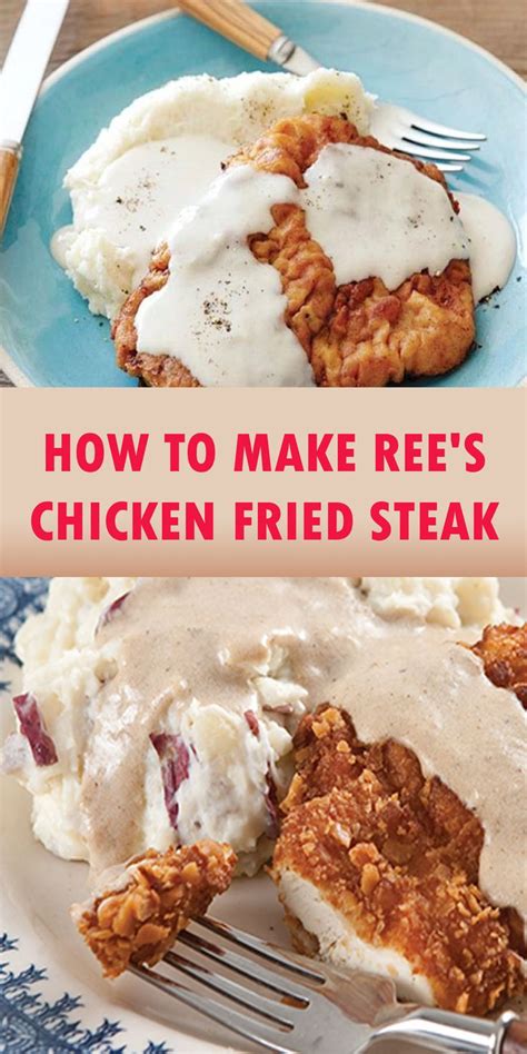 The only change i made to the recipe was to add 6 tsps of canola oil, 1 tsp per serving. HOW TO MAKE CHICKEN FRIED STEAK PIONEER WOMAN | Chicken ...