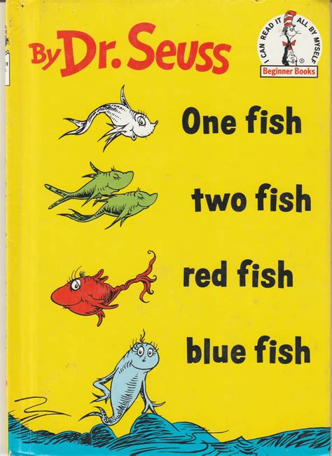 Red Fish Blue Fish One Fish Two Fish Dr Seuss Lorax I Love Books