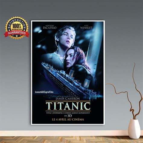 Titanic Movie Poster 1997 Movie Poster Titanic Movie Poster No Frame
