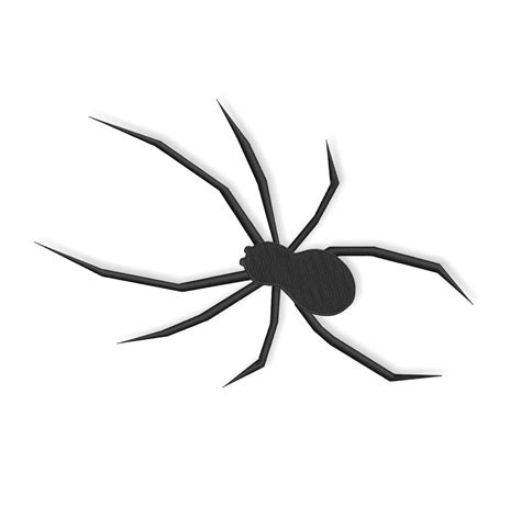 Black Widow Spider Embroidery Designs Sketch Machine Instant Etsy