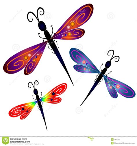 Abstract Dragonfly Clip Art Stock Dragonfly Charm Necklace