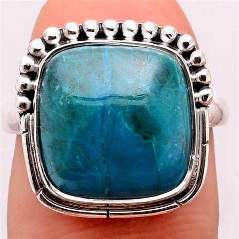 Natural Azurite Chrysocolla Ring Size 8 Sdr103995