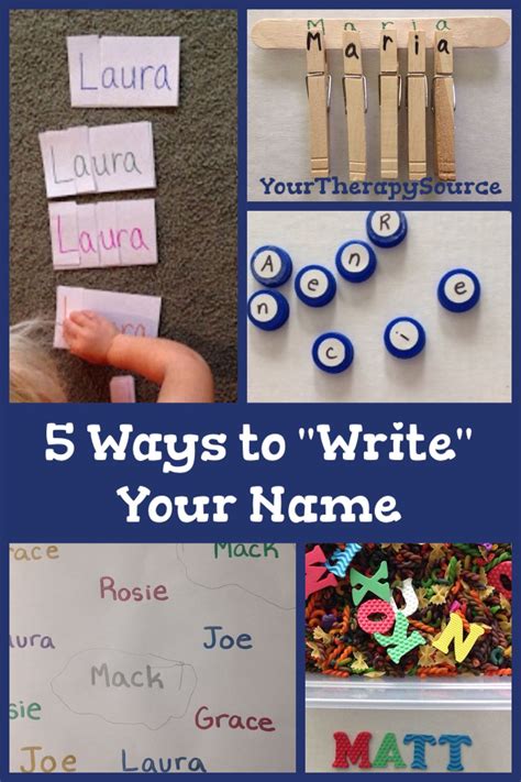 How To Teach A Child To Write His Name Without Actually Writing Her