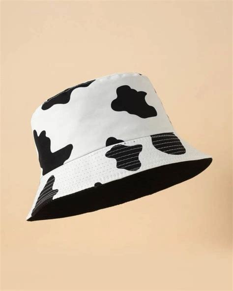 Cow Print Bucket Hat Bucket Hat Hat Cow Print Western Etsy
