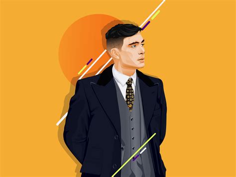 Vector Portrait । Peaky Blinders । Thomas Shelby By Mh Design On Dribbble