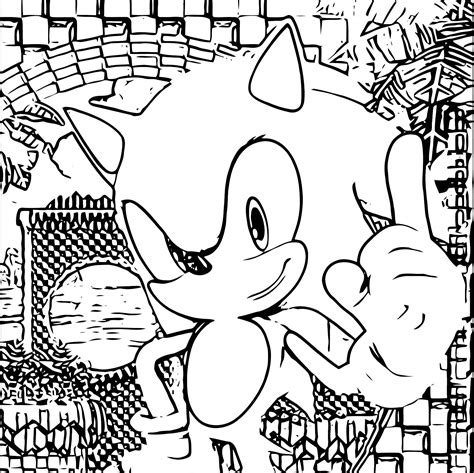 Sonic The Hedgehog Coloring Page Wecoloringpage 275