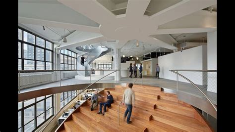 Pin By Isaac Chang On Stairs New York Office Architecture Company