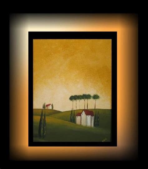 Tuscan Landscape Of Villas And Trees Sold By Charlene Murray