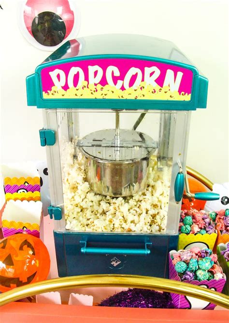 Our Halloween Throwback Party And Diy Popcorn Bar ⋆ Brite And Bubbly