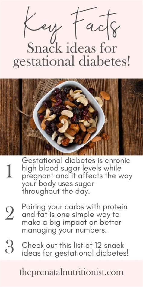 Gestational Diabetes Well Balanced Snacks Low In Sugar