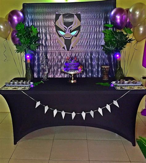 Black Panther Birthday Party Ideas Photo 1 Of 19 Catch My Party
