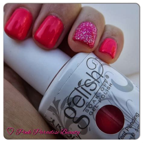 Gel Nail Swatches Gelish And Opi Pink Paradise Beauty