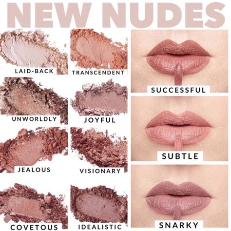 New Nude Shades Of Younique Lipstick And Eye Shadow Younique Makeup