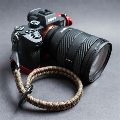 Double Color Paracord Camera Wrist Strap With Peak Design Links